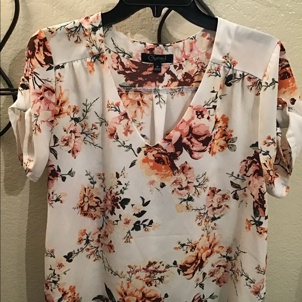 FLORAL BLOUSE SIZE M